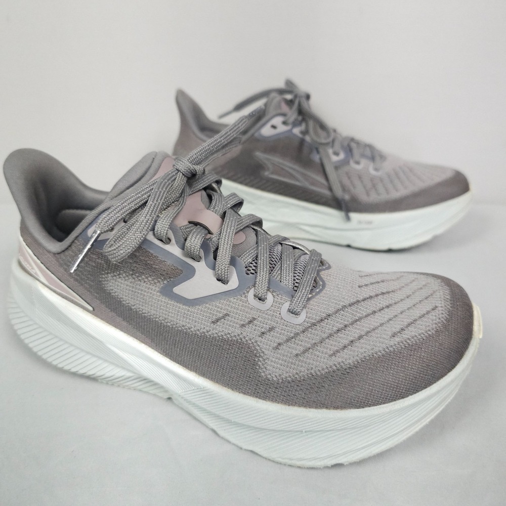 Altra Experience Flow Shoes Women Size 6 Gray Knit Road Running Sneaker